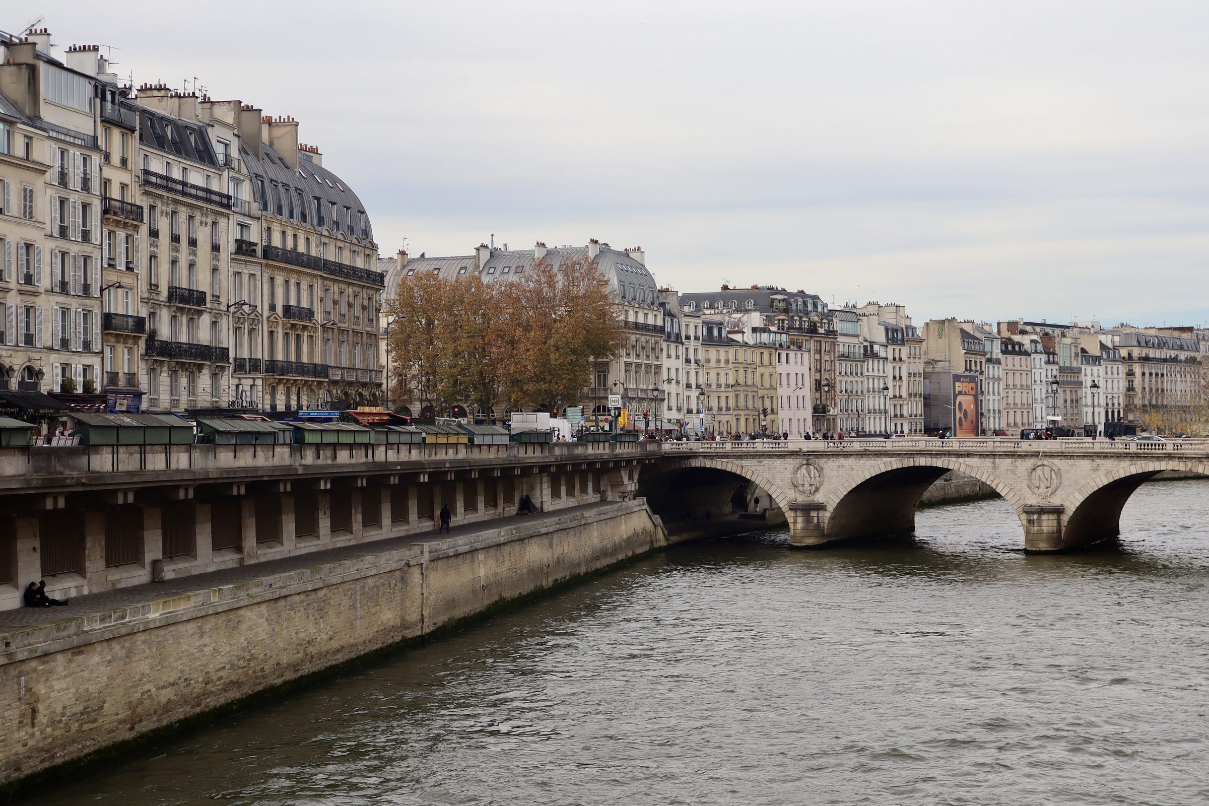 The Seine, Left Bank.